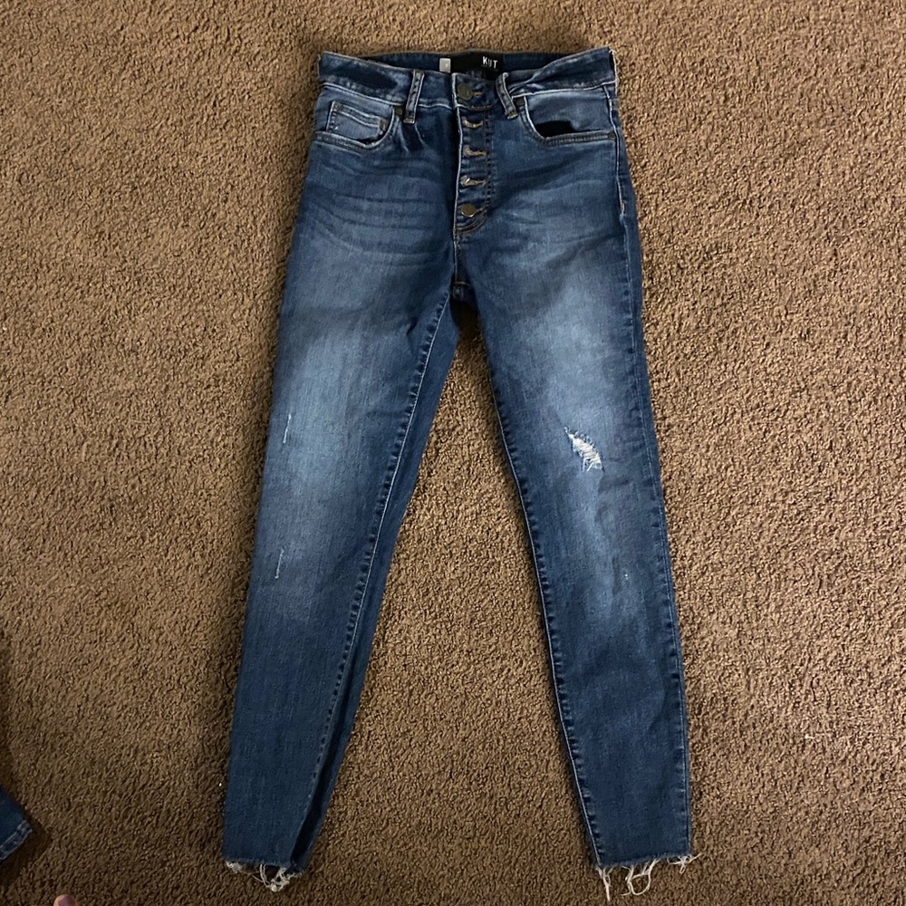 Kut from the Kloth Dark Wash Skinny Jeans